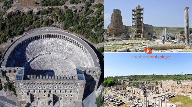 2019'un temasına üç alternatif: Perge, Aspendos ve Patara