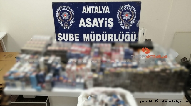 50 bin lira değerinde sigara çalan hırsızlar kaçamadı