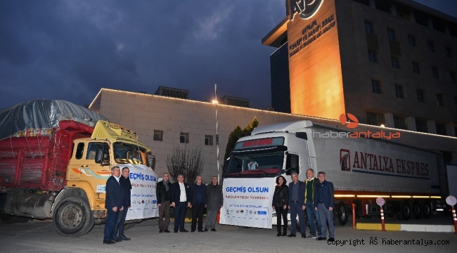 Antalya iş dünyası Elazığ için seferber oldu