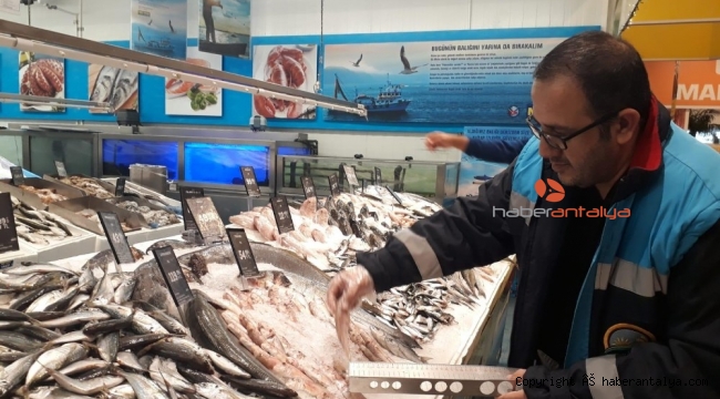 Antalya'da su ürünleri denetimi