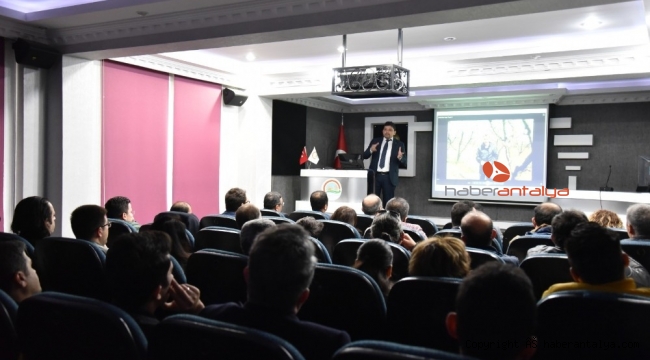 Antalya'da tarım sigortaları eğitimi