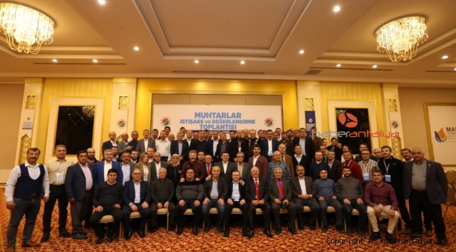 Kepez'de muhtarlar buluşması