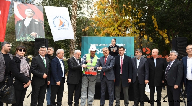 Muratpaşa Cami müştemilatının temeli atıldı