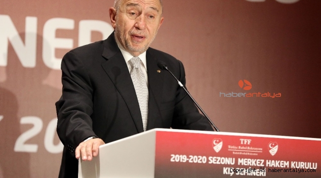 Nihat Özdemir: "Hakemlerimiz ilk yarıda baskı altında iyi performans sergilediler"