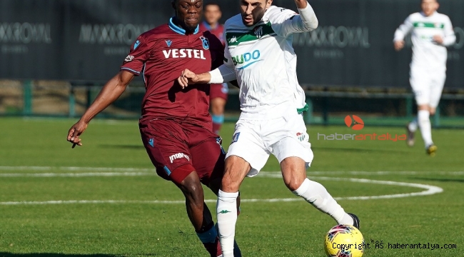 Trabzonspor'dan sessiz prova