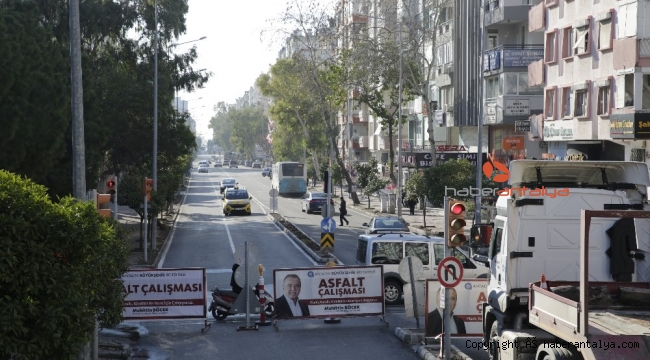 Anafartalar caddesi Asfalt yenileme çalışmaları tamamlandı