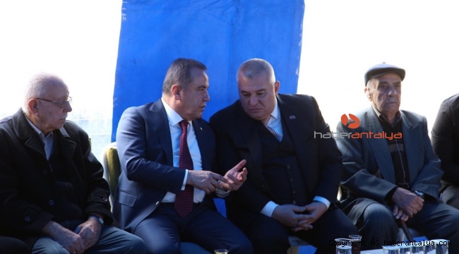 Böcek'te Şahin'e taziye ziyareti