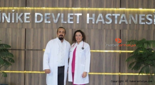 Finike Devlet Hastanesinde ilk kez PEG açıldı