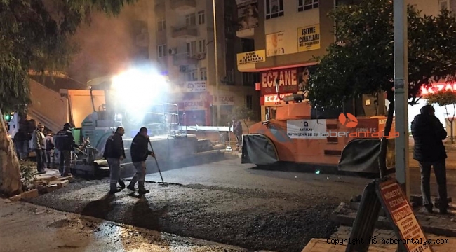 Güllük Caddesi asfaltında ikinci etap da tamamlandı