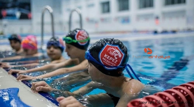 Kepez'de yüzme kurslarına ilgi