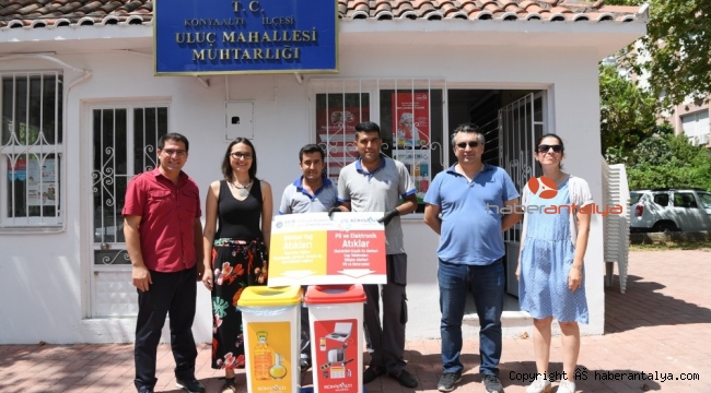 Konyaaltı Belediyesi atık yağ getirini ödüllendiriyor