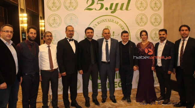 Konyalılar Derneği'nden 25. yıl galası