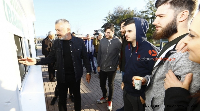 Manavgat Belediyesinden çorba ikramı