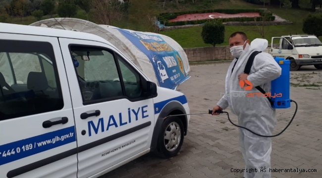 Antalya'da 'Araç dezenfekte noktası' !