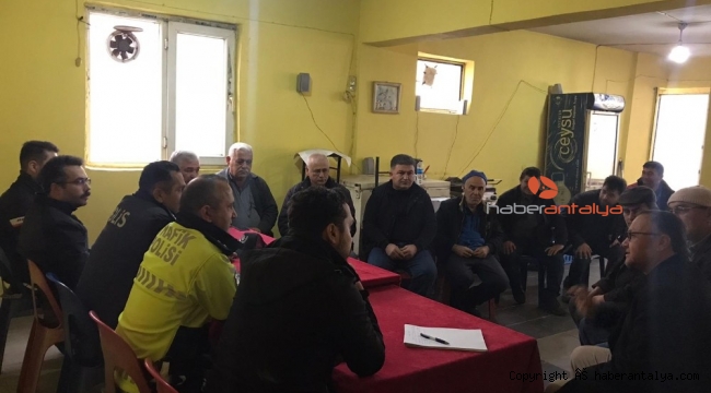Antalya'da huzur toplantıları