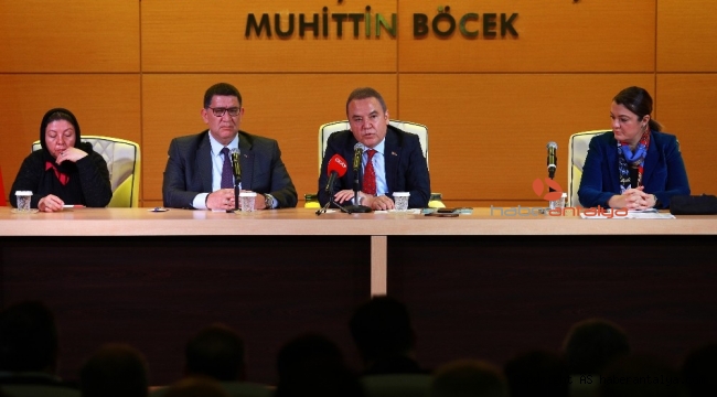 Başkan Böcek: " 2023 yılı sonuna kadar alt yapıya 4 milyar 160 milyon TL'lik yatırım yapacağız"