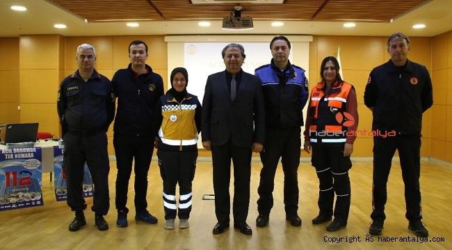 Büyükşehir personeline 112 farkındalık eğitimi