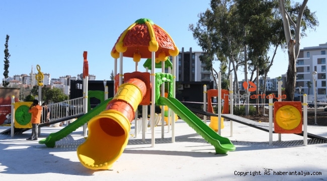 Konyaaltı Gürsu mahallesine engelli dostu park