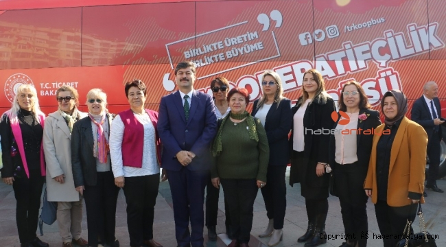 Kooperatifçilik Otobüsü Antalya'da