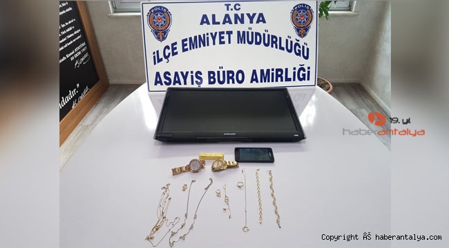 5 ayrı villadan hırsızlık yaptı !