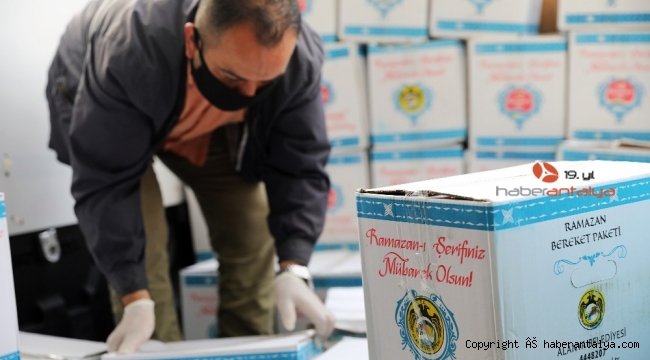Alanya'da Ramazan Bereket Paketleri yola çıktı