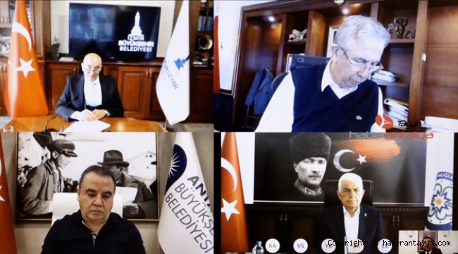 Antalya Büyükşehir Belediye Başkanı Muhittin Böcek dahil 11 büyükşehir belediye başkanından Cumhurbaşkanı Erdoğan ile toplantı talebi