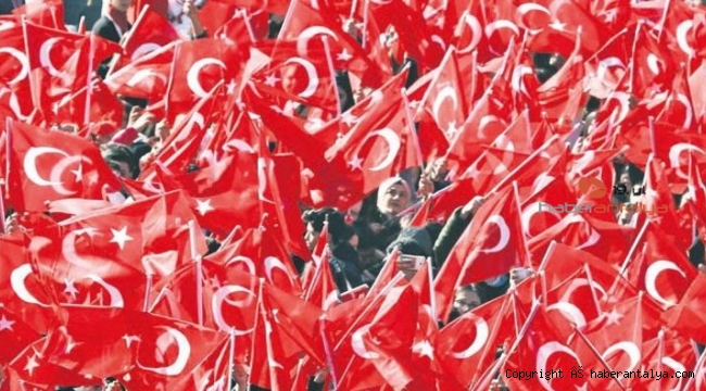 Antalya'nın dört bir yanı kırmızı beyaz