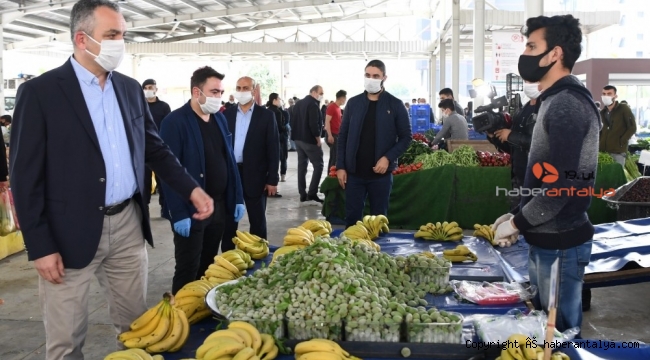 Başkan Esen'den pazar yeri denetimi
