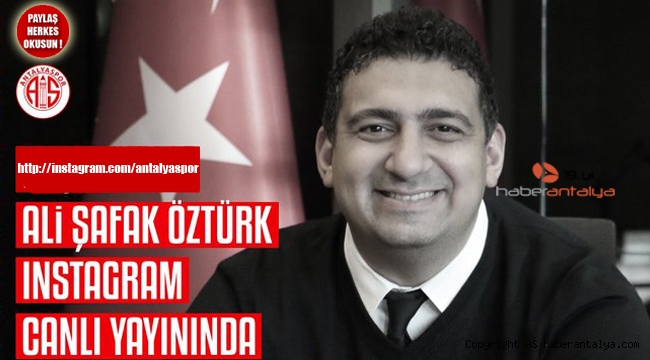 Başkan Öztürk instagramda canlı yayında !