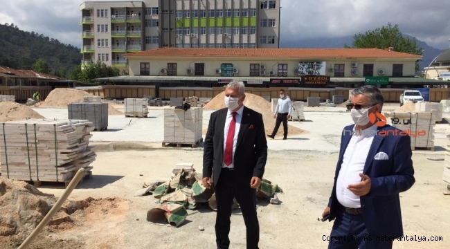 Başkan Topaloğlu ilçedeki çalışmaları inceledi