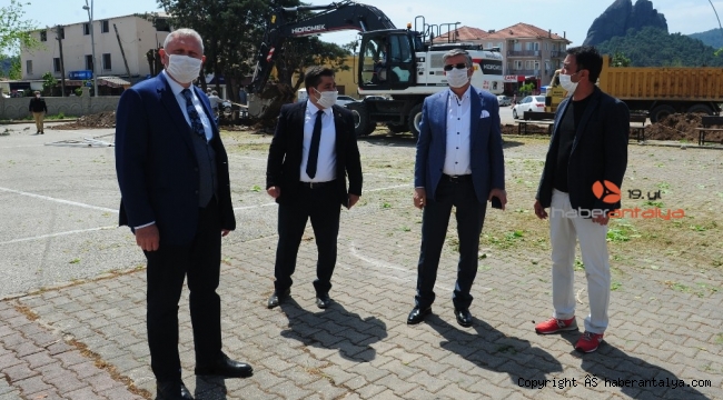 Başkan Topaloğlu, Kuzdere Kapalı Pazar Yerini inceledi