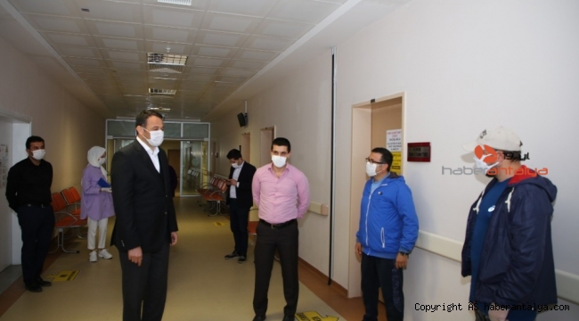 Başkan Ulutaş'tan Sağlık Çalışanlarına Moral Ziyareti