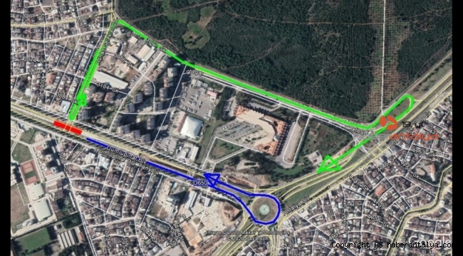Dumlupınar Bulvarı ile Adnan Selekler Caddesi kesişim kavşağı  trafiğe kapanacak !
