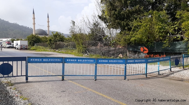 Kemer'de Korona virüs önlemleri devam ediyor