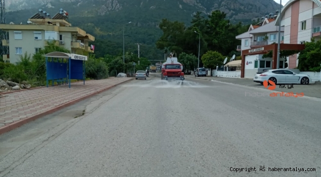 Kemer'de çalışmalar devam ediyor
