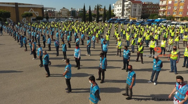 Kepez'de herkesin maskesi var