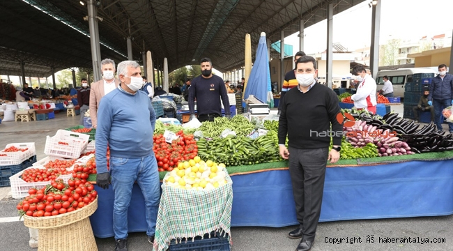 Kepez'de ücretsiz maske