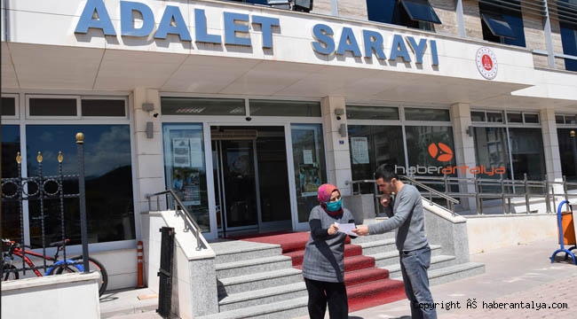 Kumluca Ceza Evi ve Adliyesinde önlemler genişletildi