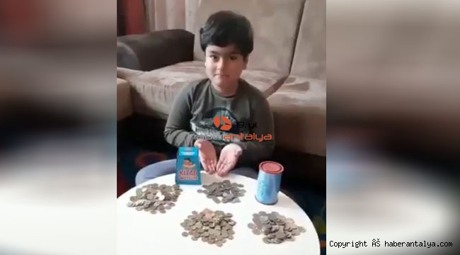 Minik Ömer'den "Biz Bize Yeteriz Türkiyem" bağışı !