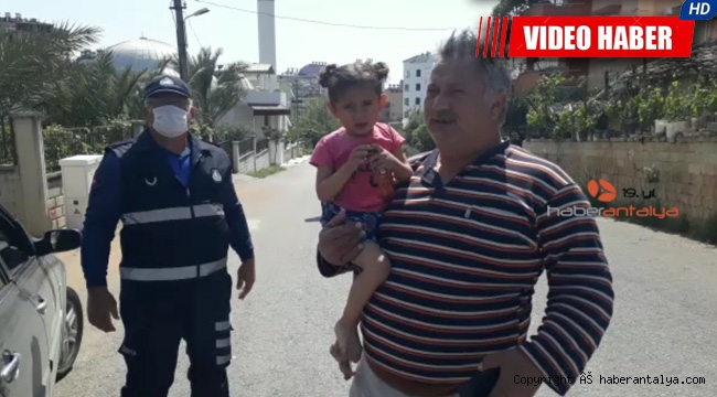 Unuttuğu çocuğunu vatandaşlar buldu !