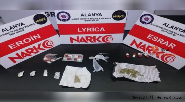 Alanya’da uyuşturucu operasyonu: 11 gözaltı