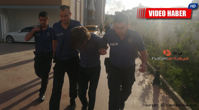Hırsızı apartman sakinleri yakaladı !