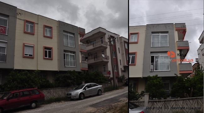 Balkondan düşen çocuğun mucize kurtuluşu