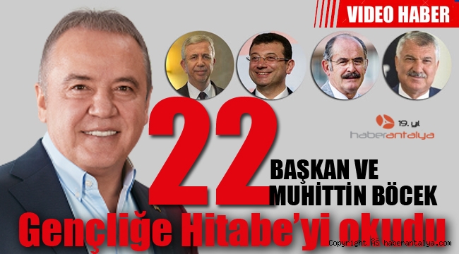 Başkanlar  Gençliğe Hitabe'yi okudu
