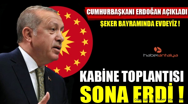 Cumhurbaşkanı Erdoğan, Kabine Toplantısı'nın ardından açıklama yaptı.