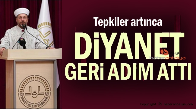Diyanet İşleri Başkanlığı 65 yaş üstü yurttaşların camilerde namaz kılabileceği kararını iptal etti