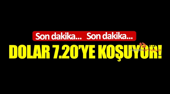 Dolar 7.20'ye koşuyor!