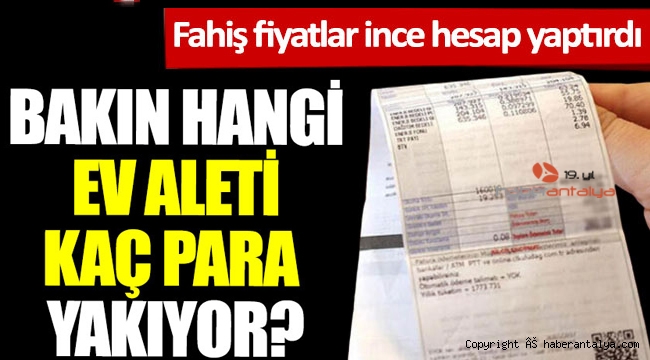 Fahiş fiyatlar ince hesap yaptırdı, bakın hangi ev aleti kaç para yakıyor? 