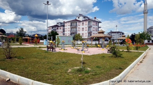 Habibler'e 2 bin metrekarelik park yapımı tamamlandı