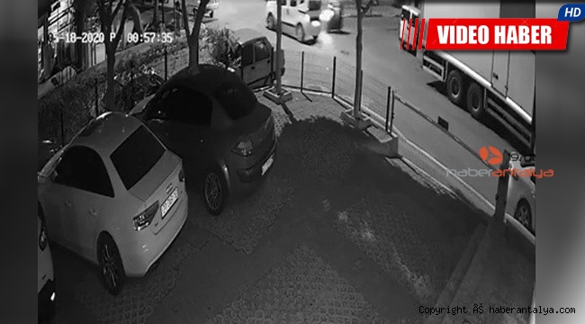 Kaza anı kameralara yansıdı: 1 Yaralı